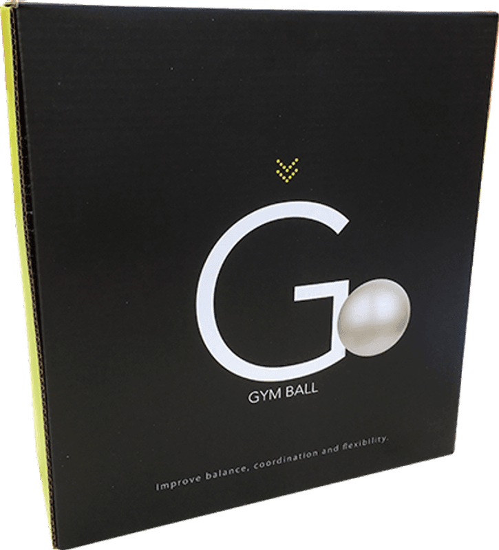 G2 Gymball 75 cm m/pumpe