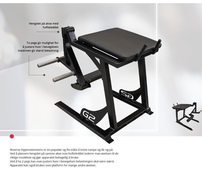 Hovedbilde GYM2000 Reverse Hyper