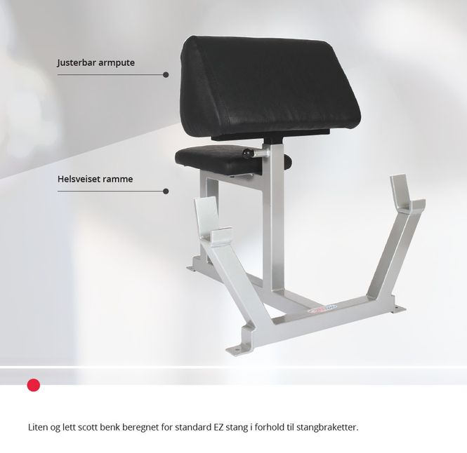 Hovedbilde GYM2000 Sittende Curl benk