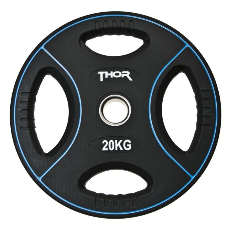 TF PU Vektskiver med håndtak 5kg